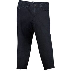 1822 Denim Black Jeans Size 14